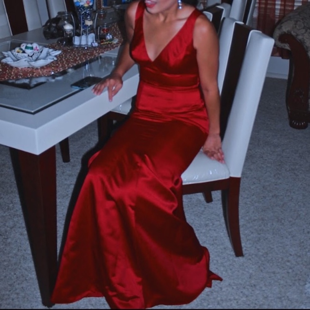 Red Prom dress